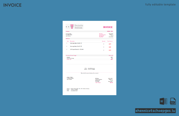 USA Deutsche Telekom – Beispielrechnung (Vorschau)